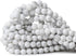 8mm 45PCS Natural White Howlite Gemstone Round Loose Stone Beads for Jewelry Making DIY Crafts Design 1 Strand 15"...