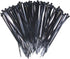 TANG Sunshades Depot 8" in Black Zipties Cable Ties 100 Pcs for Faux Winter Green and Ivy Fence Privacy Screen with Expandable Panels...