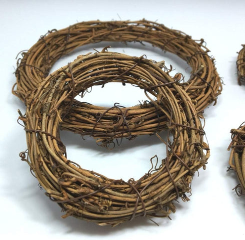 Natural Grapevine Wreath Ring - DIY Craft Vines Base Roll for Rustic Summer Fall Christmas Wreath Door Garland Home Wedding Party Decor Gift Hangi...