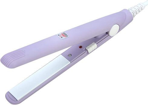 4 Colors 2 in 1 Mini Hair Straightener 3D Floating Plate Does Not Hurt Hair Ceramic Tourmaline Plate Beauty Flat Iron Heating Curling Iron()...