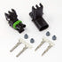 Weatherpack 2 Pin Terminal Kit 16-14 AWG...