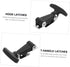 BESPORTBLE 4pcs T-Lock Buckle T Handle Boat T- Handle Rubber Flexible Hasp Car Hood Latches Car Accessories T-Handle Catches A126 Rubber Black Loc...