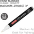 ZEYAR Permanent Oil-Based Paint Markers, Medium Point, Waterproof ink, Expert of Rock Painting, Great on Mug, Rock, Glass, Canvas, Metal and more ...