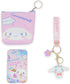 Kawaii Dog Coin Purse Badge Holder and Keychain, Wallet Handbag with Zipper, Badge Wallet Purse Credit Card Holder, Money Bag Coin Pouch Accessori...