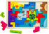 Wooden Blocks Puzzle Russian Blocks for Kids Age 3 4 5 Years Old, Children's Puzzle Game Board Learning Education Montessori Toddler Puzzle Wooden...