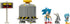 Sonic The Hedgehog 2.5" Level Clear Diorama with Sonic, flicky & Pocky...