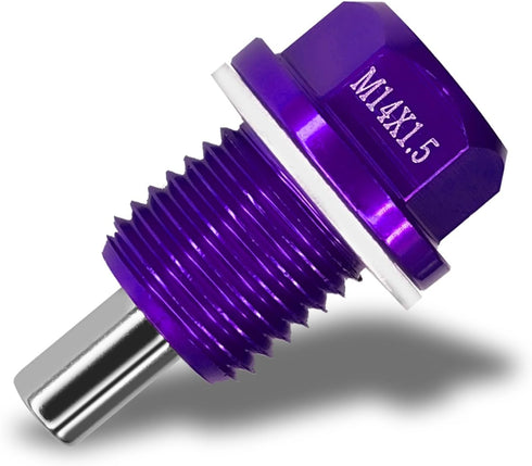M14×1.5 Car Magnetic Oil Drain Plug Removal Tool, Aluminum Alloy Oil Pan Sump Drain Nut Bolt Screw Repair Kit for Most Ford, GM, Hyundai, KIA and ...