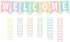 Teacher Created Resources Pastel Pop Pennants Welcome Bulletin Board (TCR8410)...