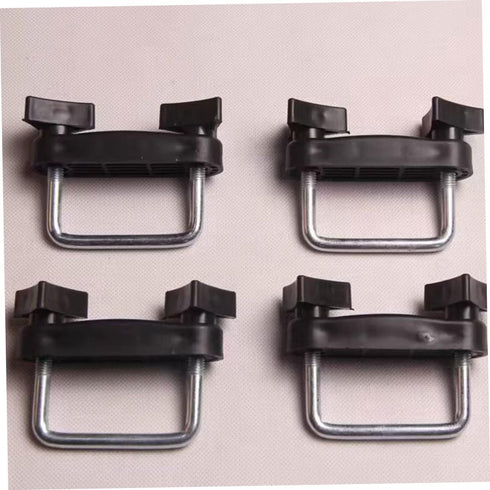 Luggage Rack Accessories Tools Car Automotive U Brackets Roof Rack Mounting Brackets Roof Rack Clamps Mounting Fitting Lock Nuts Roof Luggage Acce...