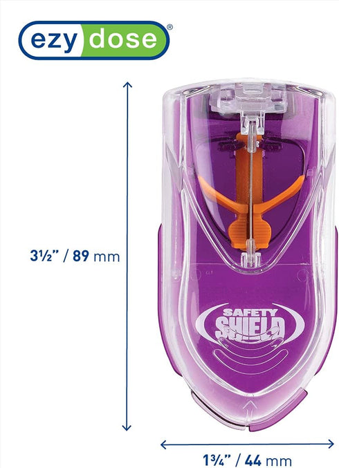 EZY DOSE Pill Cutter with Safety Shield and Magnifier, Daily Usage, Safely Cut Pills and Vitamins, Accurate and Easy Cutting, Color May Vary, BPA ...