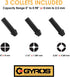 GYROS Keyless Mini Adapter Chuck, ? Inch Straight Shank with 3 Collets, Small Drill Bit Adapter Chuck sized 0 to 0.098 Inch for Micro Drill Bits #...