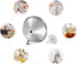 5-Inch Food Grade Stainless Steel Kitchen Funnel with Strainer Filter for Transferring of Liquid Dry Ingredients and Metal Cooking Funnel—Silver...