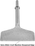 Firecore 4-inch Wide Air Chisel Bit, 0.401 Inch Shank Tile & Thinset Scaling Chisel Thinset Scraper Wall and Floor Scraper Tile Remover Work with ...