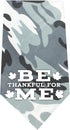 Mirage Pet Products Be Thankful for Me Screen Print Bandana, Large, Bright Pink...