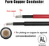 10 AWG Solar Extension Cable 8FT Black + 8FT Red, Ultra Solar Panel Wire Male to Female Tinned Copper Wire for Solar Panel, Automotive, RV, Boat, ...
