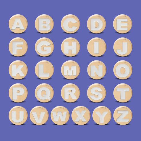 26 Pack Bling Gold Letter Decoration Charms Alphabet ABC-Z Characters, DIY for Boy Girl Teens Men Women and Adults...