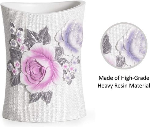 Popular Bath Tumbler, Michelle Collection, 5x2x4, Lilac...