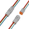 Newdeli Deutsch 6 Pin Connector Kit Waterproof Electrical Connector 16 AWG Male and Female Automotive Wire Connectors for Car Truck Boat, Dt Conne...