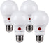 TORCHSTAR Dusk to Dawn Light Bulbs Outdoor, Sensor A19 LED Light Bulb, Auto on/off Photocell Automatic for Outdoor Lighting, 5000K, Pack of 4...