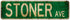 Stoner Avenue Street Sign Vintage Rustic Retro 4x16 inch Tin Sign...