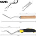 Garden Weeder Hand Weeding Tool Weed Removal Stainless Steel Handle Weed Deep Digger Grass Lawn Trimming Remover Forked Puller for Weeds Eradicate...