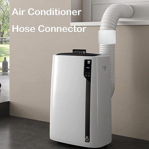Portable Air Conditioner Exhaust Connector Coupling, AC Coupler 5.9inch 150mm AC Hose end, Portable AC Exhaust Hose Connector, Support Clockwise a...