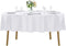 70 inch Round Tablecloth Washable Polyester Table Cloth Decorative Table Cover for Wedding Party Dining Banquet?70 inch,White?...