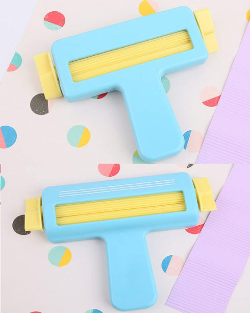 MIAO JIN 2PCS Paper Crimper Paper Craft Paper Wave Shaper Making QuillingTool for DIY Arts Crafts Scrapbooking...