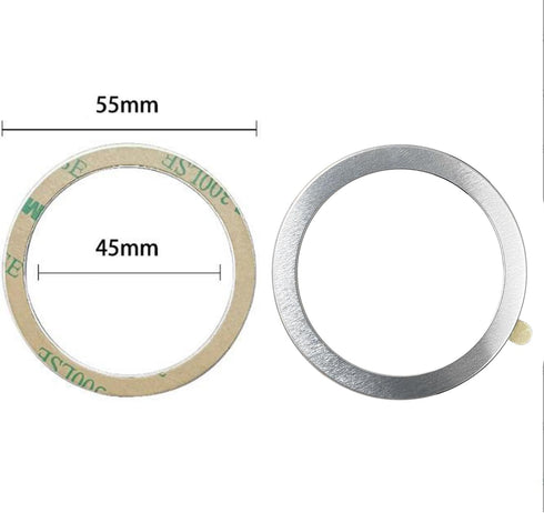 TENOC Universal Metal Ring Sticker Compatible with Magsafe/Magnetic Charger for iPhone/Samsung/Android All Cellphones, Magnetic Mount/Phone Holder...