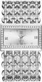 Weicam Women Girls Luxury Crystal Square Dial Hollow Bangle Bracelet Analog Quartz Wrist Watch...