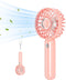 Portable Mini Fan, HandHeld Small Personal Battery Operated Fan Quiet usb Rechargeable 3 Speed makeup Lash Fan for Outside Travel Patios Indoor Sh...