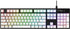 HyperX PBT Keycaps – Full Key Set, Double Shot PBT Material, English (US) Layout, 104 Keys – White...