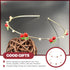Beaupretty 2 Pieces Thin Satin Headbands Cherry Strawberry Headbands Cute Hair Hoops Fruit Headbands Hair Accessories for Girls Women...