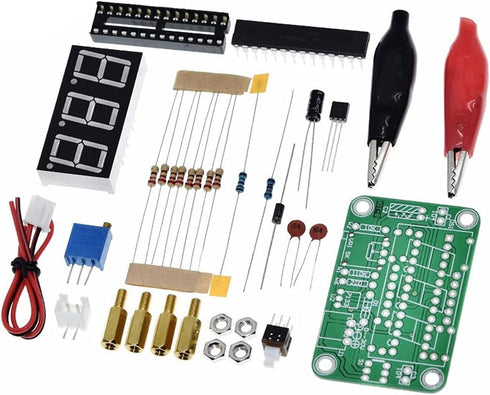 HiLetgo VOT-8 Voltmeter Kit Voltage Meter Electronic Production Suite DIY Kit for Student Electronic Exercise...
