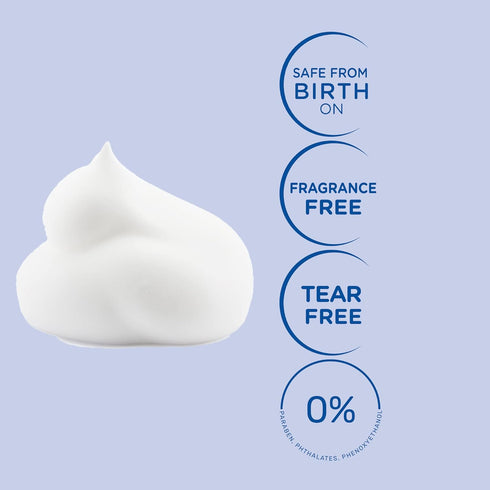 Mustela Cradle Cap Foam Shampoo for Newborn - Baby Shampoo with Naturally derived Avocado Polyphenols - Tear-Free & Fragrance-Free - 5.07 fl. oz...