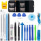 Electronics Screen Opening Pry Tool Repair Kit with Steel and Carbon Fiber Nylon Spudgers, Professional 46 in 1 Mobile Phone Screen Opening Repair...