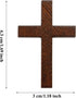 Penta Angel Natural Wood Cross Bulk 50Pcs Mini Wooden Cross Pendants Beads Charms Jewelry Findings for Bracelet Necklace Earring Jewelry Making an...