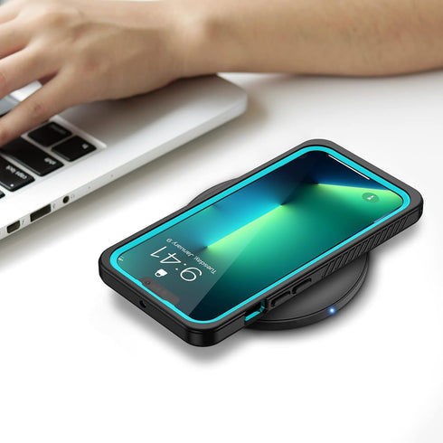 Lanhiem for iPhone 13 Pro Case, IP68 Waterproof Dustproof Shockproof Cases with Built-in Screen Protector, Full Body Heavy Duty Protective Cover f...