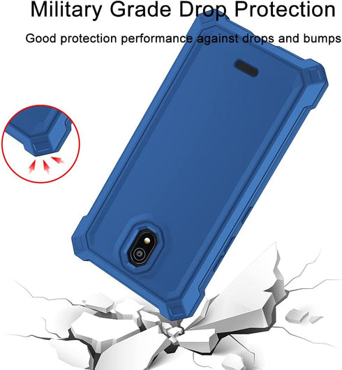 for Nokia C100 case, with Tempered Glass Screen Protector 360 Full-Body Soft TPU Bumper Shockproof Silicone Protective Phone Cover Case for Nokia ...