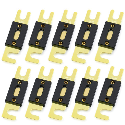 Baomain Bolt Fuse ANL-B 200A 200Amp for Car Vehicles Audio System Sheet Gold Tone RoHS 10 Pack...