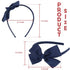 7Rainbows Fashion Cute Navy Blue Bow Headband Back to School Headbands for Girls Toddlers....