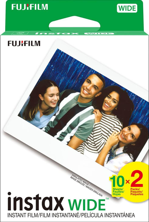 Fujifilm Instax Wide Instant Film Twin Pack - 20 Exposures...