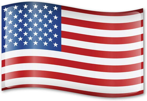 American Flag Car Sign Magnet is 10.125" x 15" Made for Vehicles and Refrigerators...