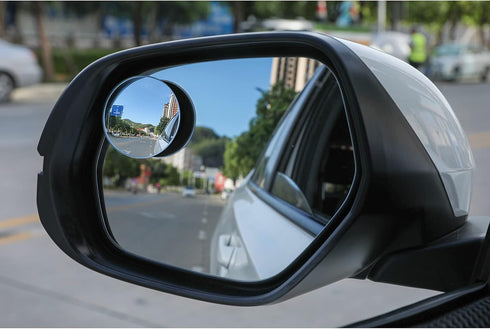 2pc Car Side View Mirror Blind Spot Blind Spot Mirror Set of 2-Inch Circular Frameless Convex Lens Car Accessories 360 Degree Adjustment Angle...