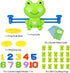 Aitbay Cool Math Game, Valentines for Preschoolers Frog Balance Counting Toys for Boys & Girls Educational Number Toy Fun Children's Gift STEM Lea...