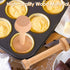 Double Sided Wooden Tart Tamper Set Tart Pan Wooden Molds Egg Tarts Tamper Pastry Tools DIY Baking Shaping Kitchen Tool...