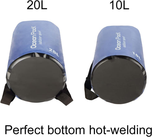 Floating Waterproof Dry Bag for Women Men,10L/20L Roll Top Lightweight Waterproof Dry Storage Bag Backpack For Watersports,Travel,Swimming,Boating...