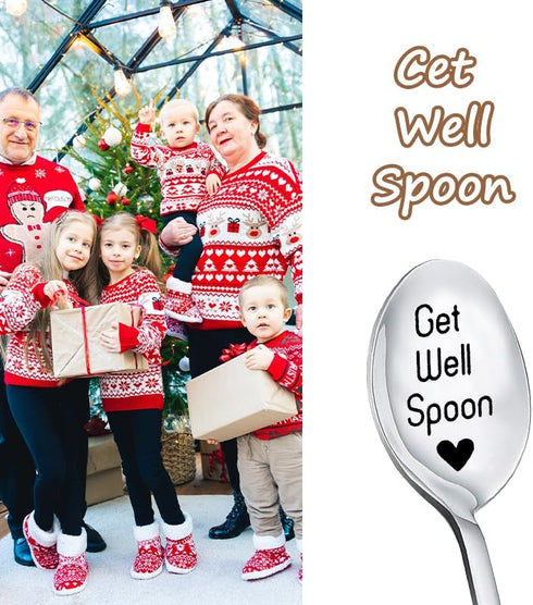Get Well Soon Gifts Spoon for Best Friend Friendship Gifts for Girls Boys Inspirational Cheer Up Gifts for Daughter Sister Surgery Recovery Gifts ...