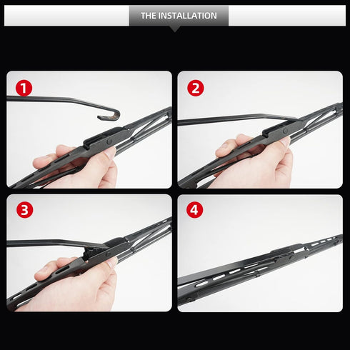 Replacement for Chevrolet Equinox 2018 2019 2020 2021 2022 2023 2024 Rear Windshield Wiper Blade and Arm Assembly-All-weather Back Window Wiper Ar...