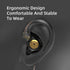 FEDAI KZ EDX Pro Wired Earbuds Headphones 10mm Dual Magnetic Dynamic Driver in Ear Monitor, HiFi Deep Bass Wired Earbuds with 5N OFC 2pin Detachab...